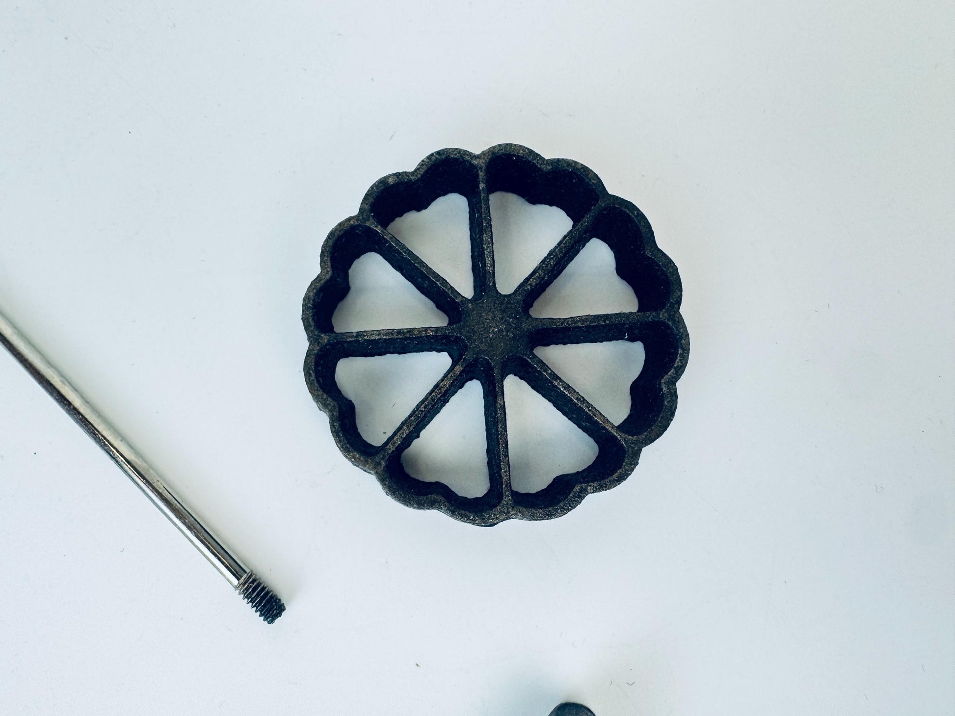 Product image for 'vintage rosette iron shortbread sugar cookie press' (view 74c28f)