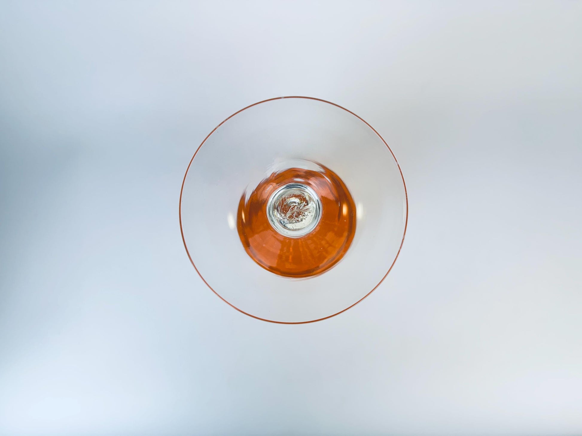 Product image for 'vintage orange italian empoli art glass twisted glass vase bowl' (view 7c557f)