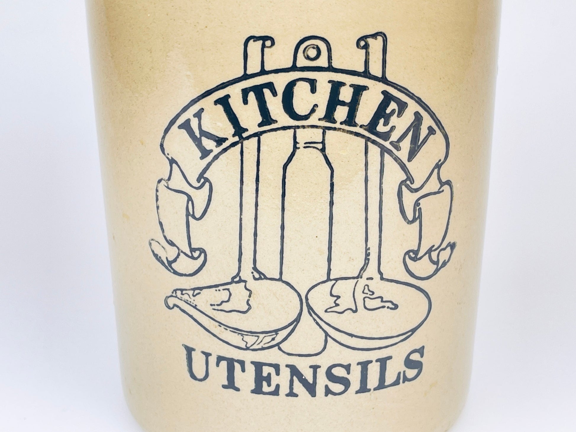 Product image for 'vintage kitchen utensils stoneware countertop container pearsons of chesterfield 1810 made in england' (view b5db9b)