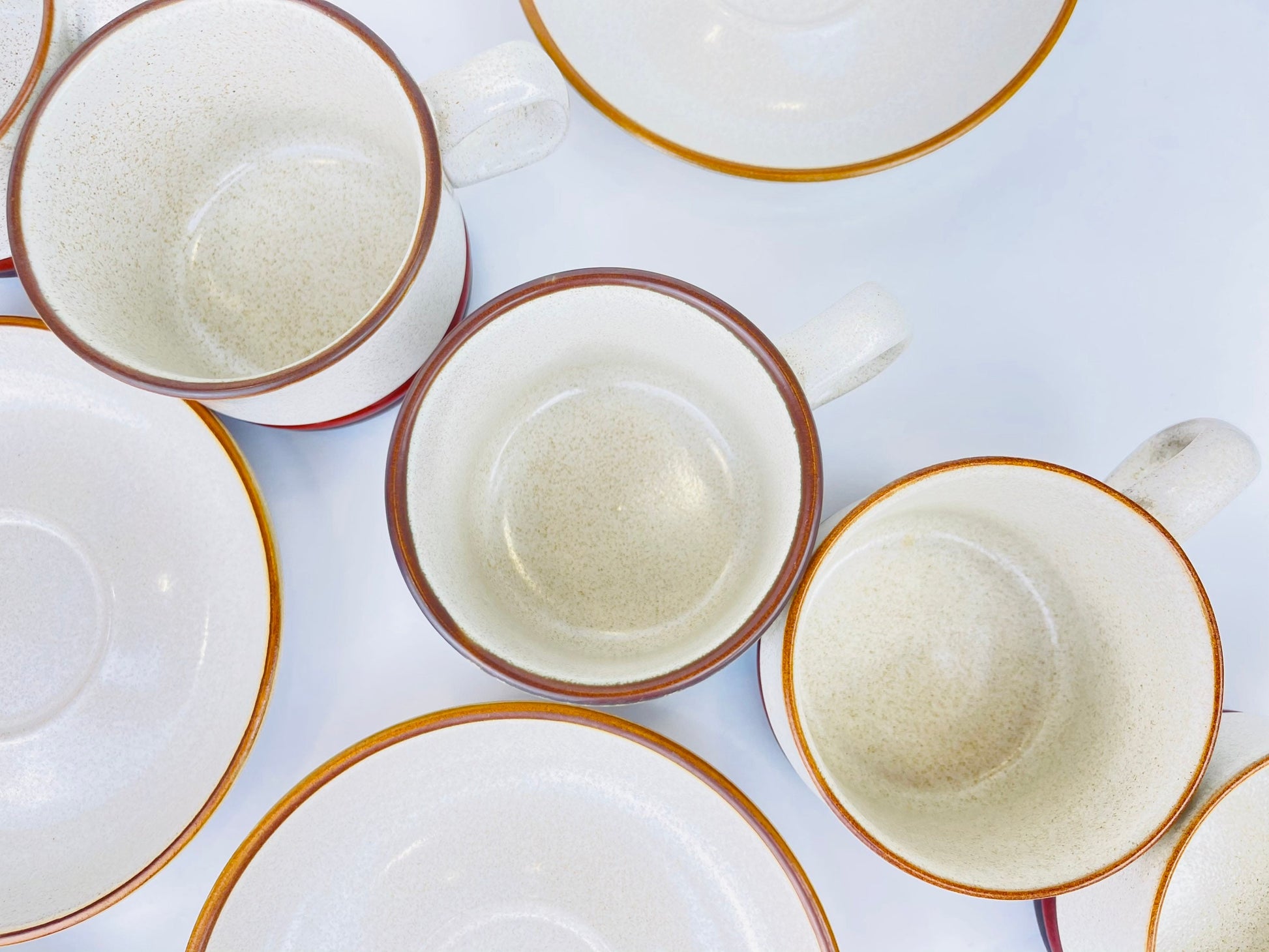 Product image for 'vintage denby potters wheel collection mug saucer set made in england sets sold separately' (view 020cb7)