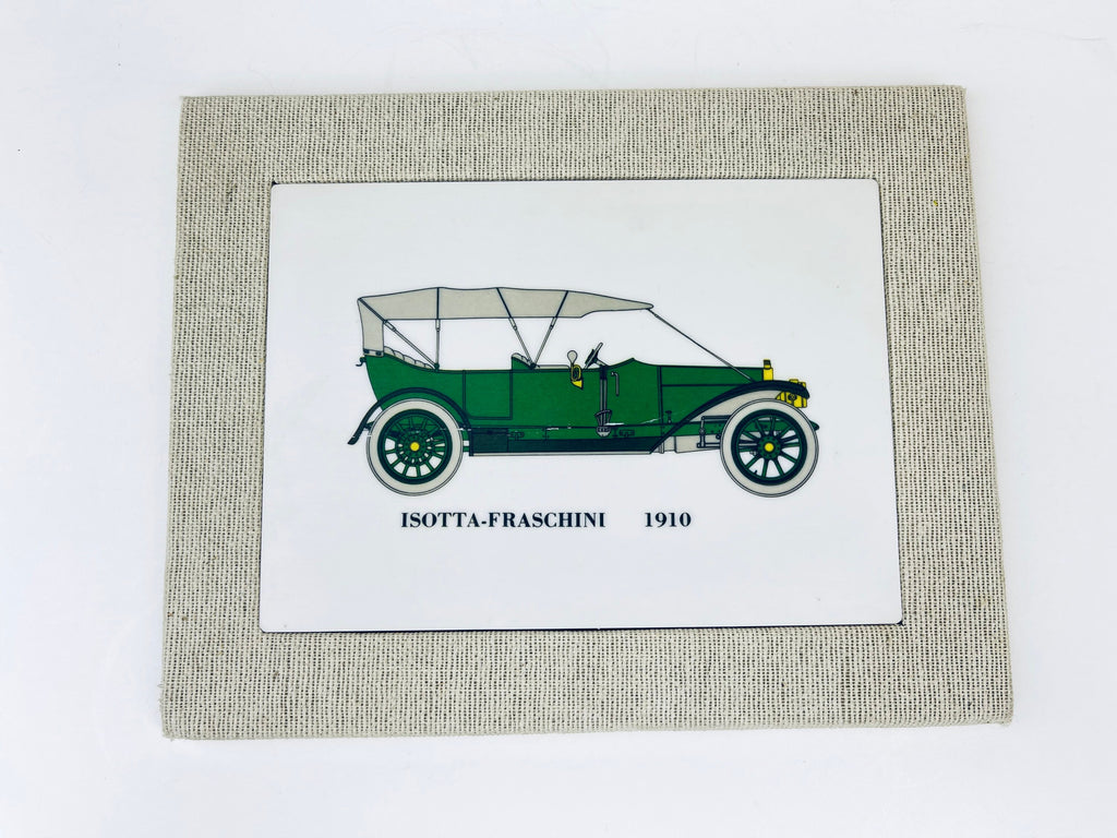 Product image for 'vintage isotta fraschini 1910 car wall art made in italy by mebel' (view d93924)