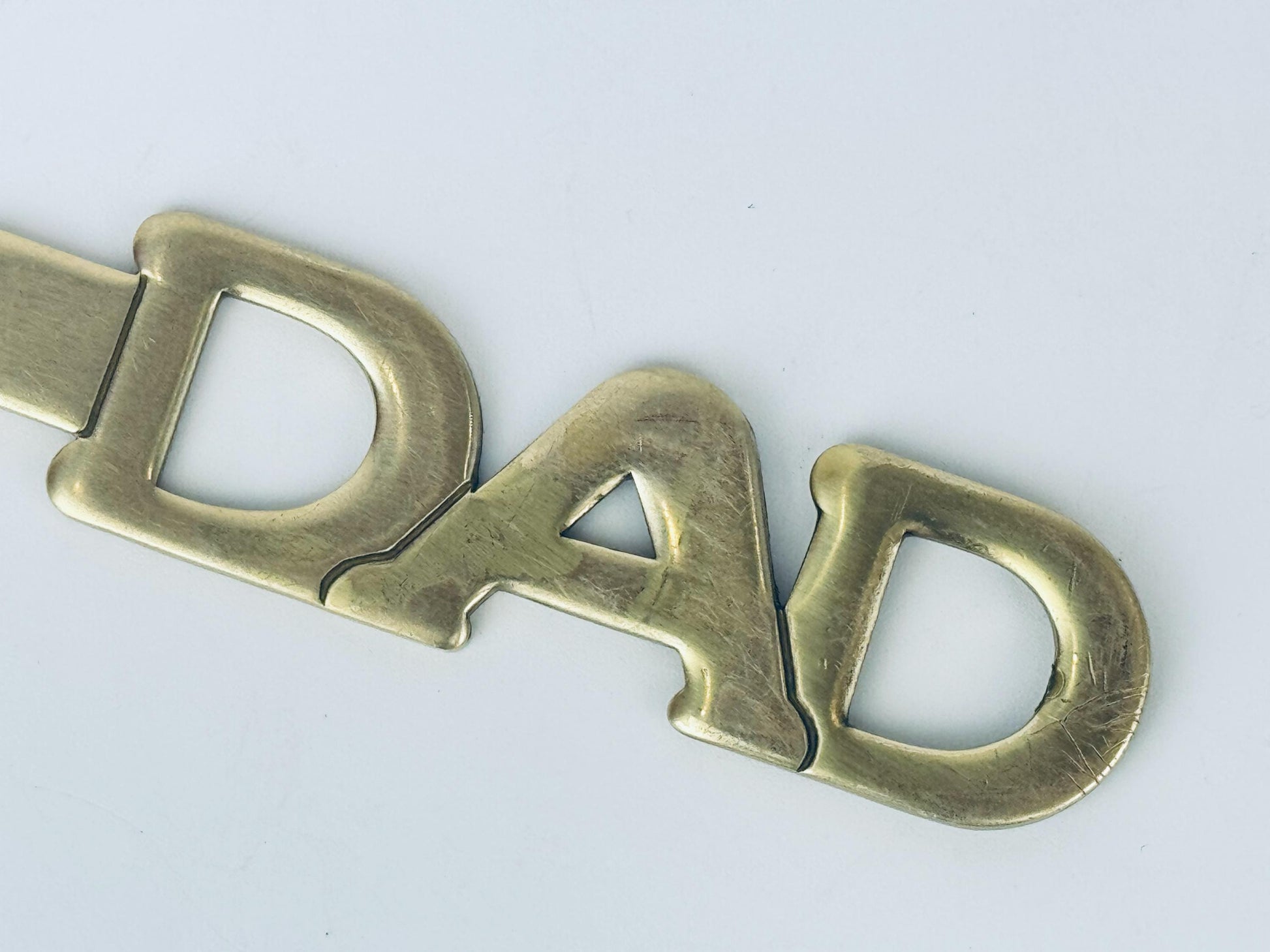 Product image for 'vintage solid brass dad letter opener' (view 5e7fcb)
