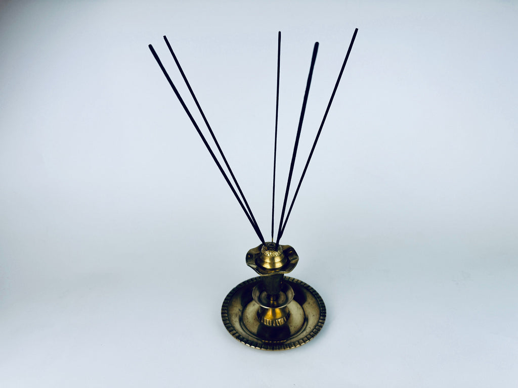 Product image for 'vintage solid brass pedestal incense burner sold separately' (view 37fea3)
