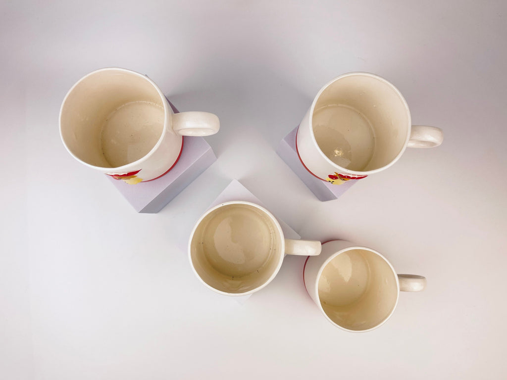 Product image for 'vintage holt howard hand painted rooster ceramic coffee mugs made in japan sold individually' (view ef15d4)