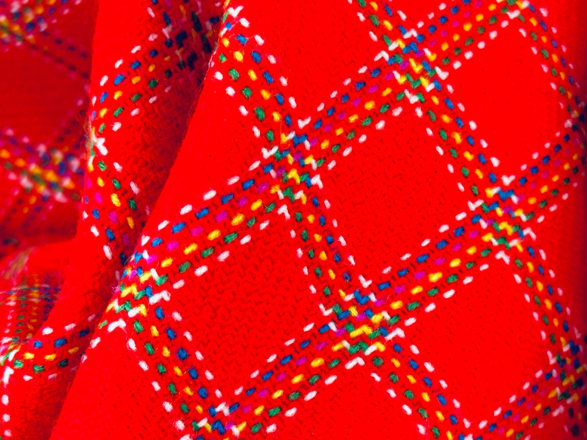 Product image for 'vintage bright red thick woven striped jacquard polyester fabric 50 x 59' (view f416dc)