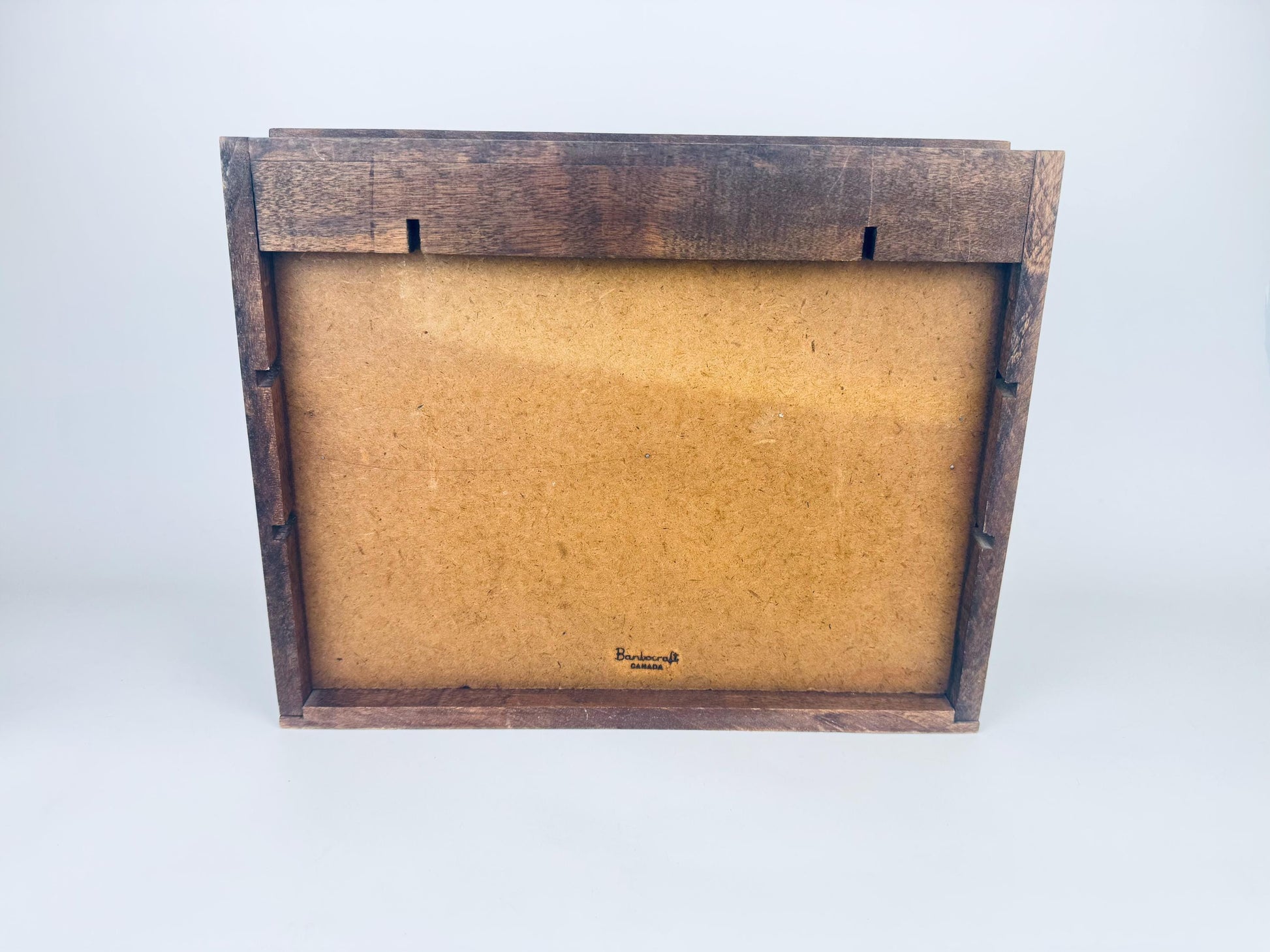 Product image for 'vintage mid century baribocraft wood dispenser 1960s wall mount foil wax paper towel holder rustic canadian kitchen organizer' (view 8e43cd)