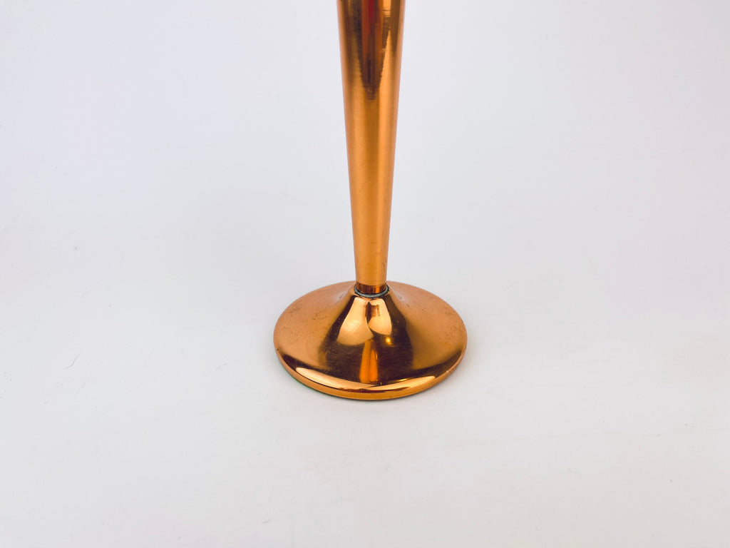 Product image for 'vintage copper candlestick holder vase made by coppercraft guild attractive aged metal patina' (view feba54)