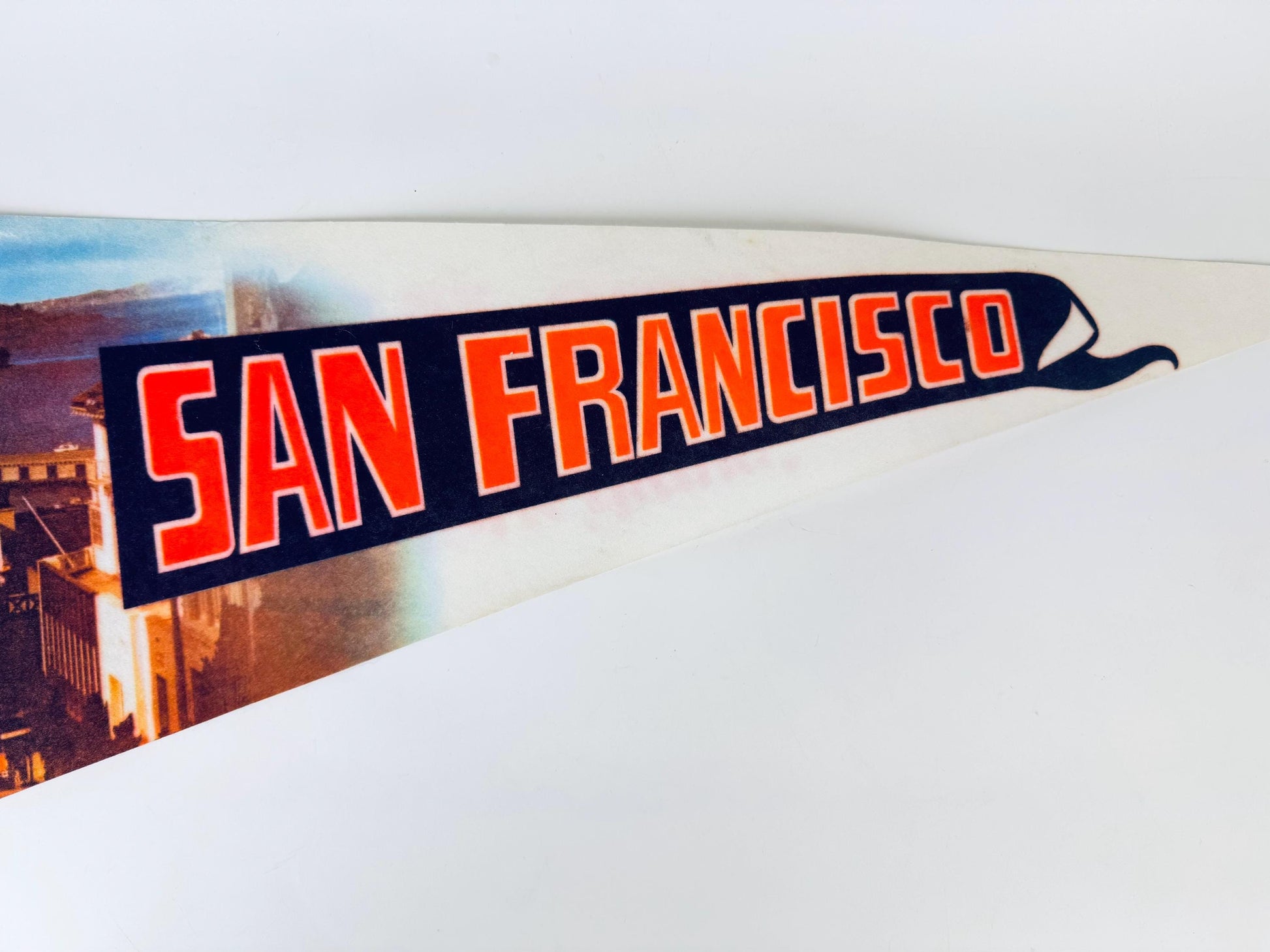 Product image for 'vintage 1980s souvenir felt pennant bold tapered wall hanging sold separately' (view 2c1c38)