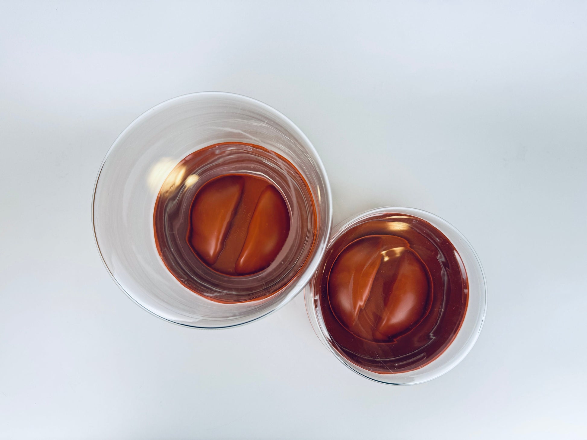 Product image for 'vintage pyrex burnt orange plastic lid glass jar containers made in usa sold separately' (view 990cd1)