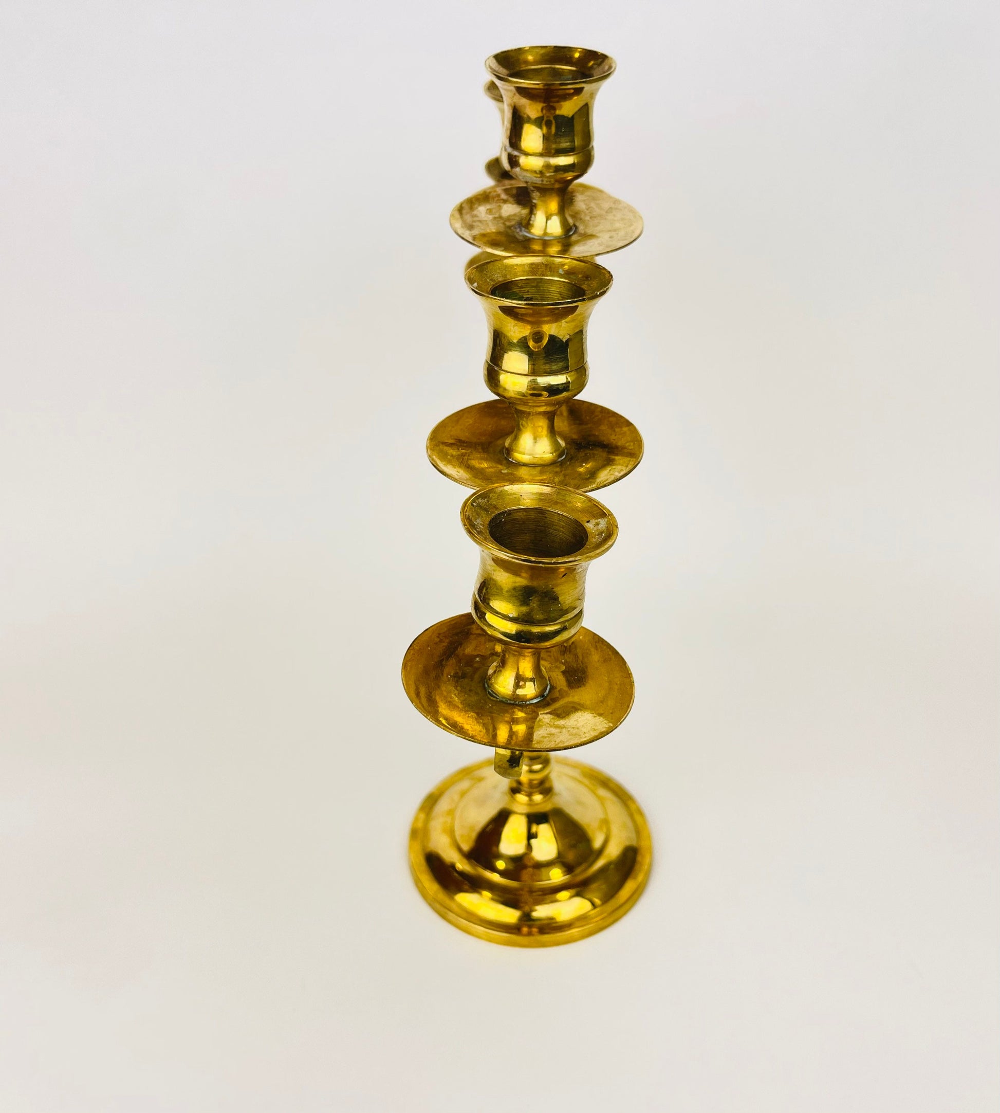 Product image for 'vintage brass candelabra five candlestick holder' (view af7e9f)