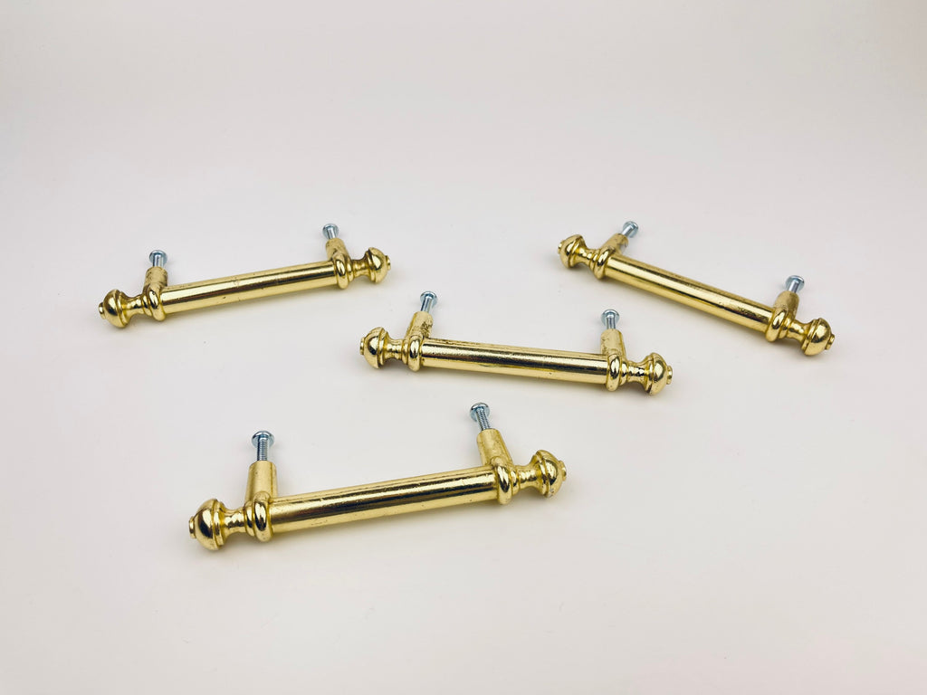 Product image for 'vintage solid brass drawer pull hardware attractive aged brass patina' (view 4765b7)