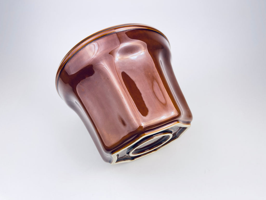 Product image for 'vintage williams sonoma monkey bread mold brown drip glaze ceramic' (view c8d654)