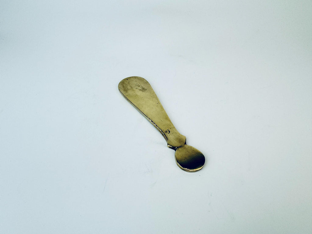 Product image for 'vintage solid brass shoe horns attractive aged metal patina sold separately' (view e096ab)