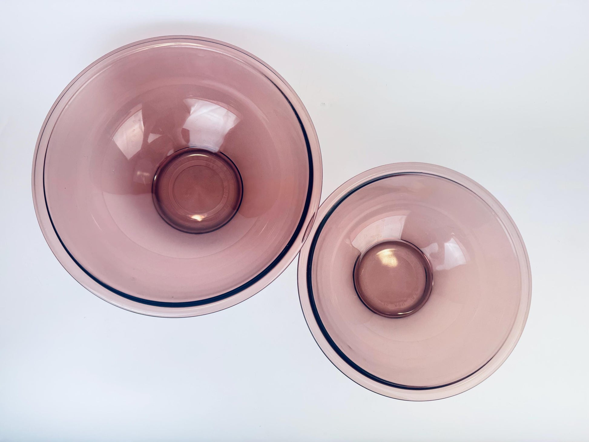 Product image for 'vintage cranberry purple glass mixing bowls sold separately' (view 4f09d3)