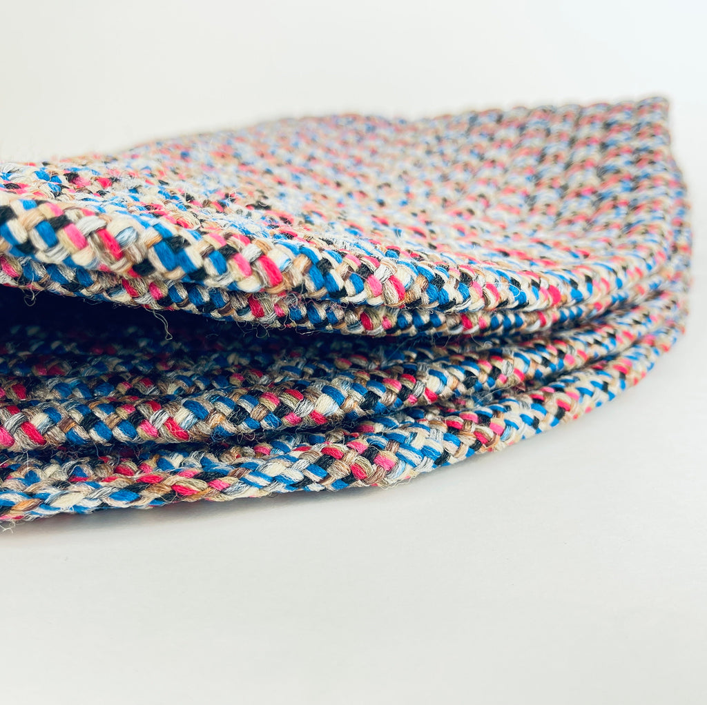 Product image for 'vintage woven acrylic oval rug handcrafted braided entryway mat' (view 90f88d)
