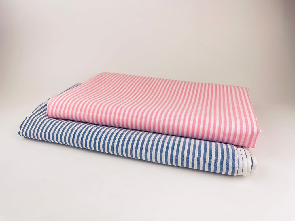Product image for 'vintage pink blue striped fabric material sold separately' (view 7b0321)