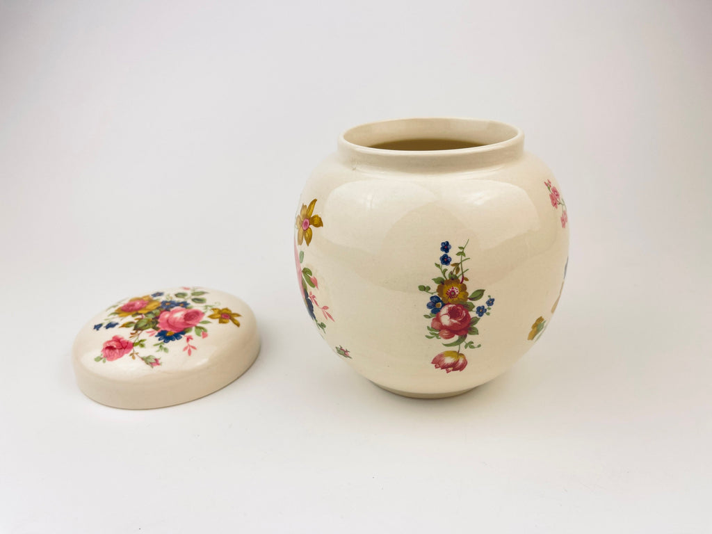 Product image for 'vintage sadler england ginger jar floral pattern kitchen keepsake storage' (view ce3a0b)