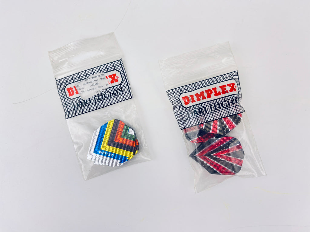Product image for 'vintage dimplex dart flights pack of three 3 made in uk' (view 15e0e6)
