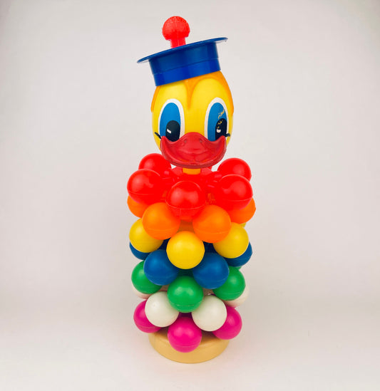 Product image for 'vintage rainbow plastic duck toy nursery decor' (view 016c87)