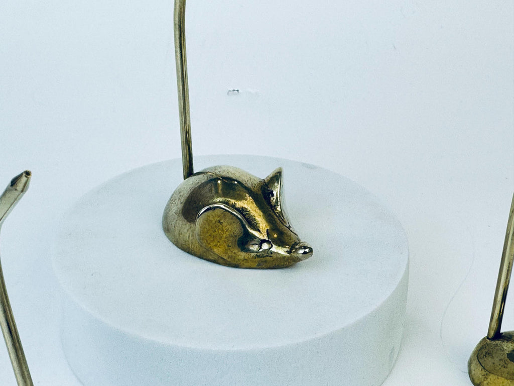 Product image for 'vintage small brass mice jewellery receipt storage set of three 3' (view 6aafb4)