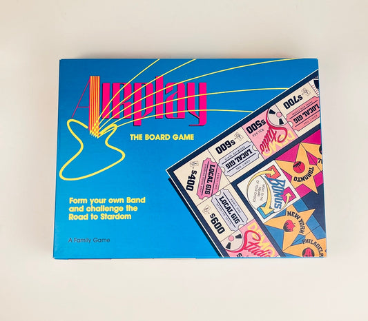 Product image for 'vintage airplay the board game form your own band challenge the road to stardom a family game made in canada' (view 42e6cb)