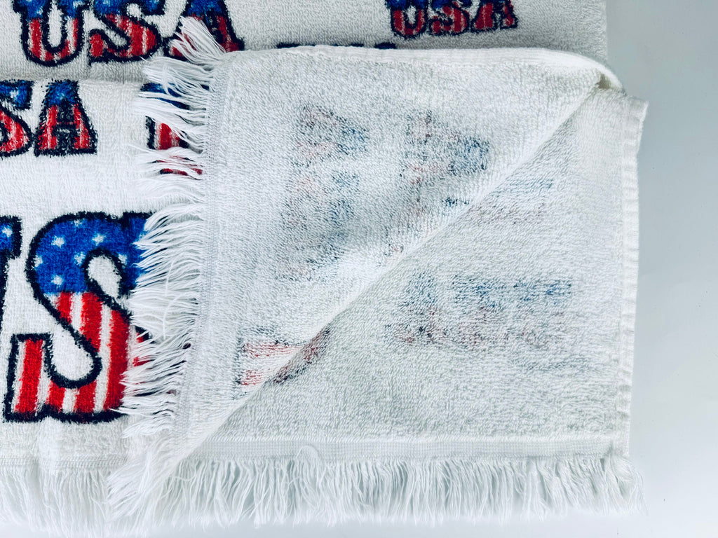 Product image for 'vintage usa cannon bath fringe towel made in usa all cotton new old stock nos' (view 450498)