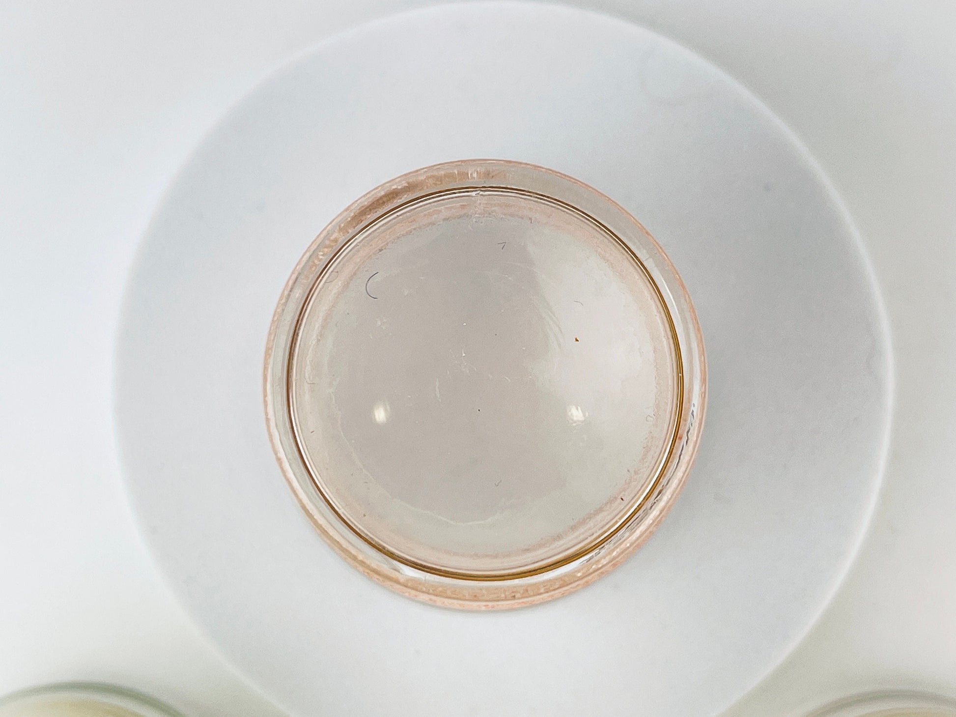 Product image for 'vintage gold striped sugar coated drinking shot glasses set of three 3 pink green white' (view 784259)