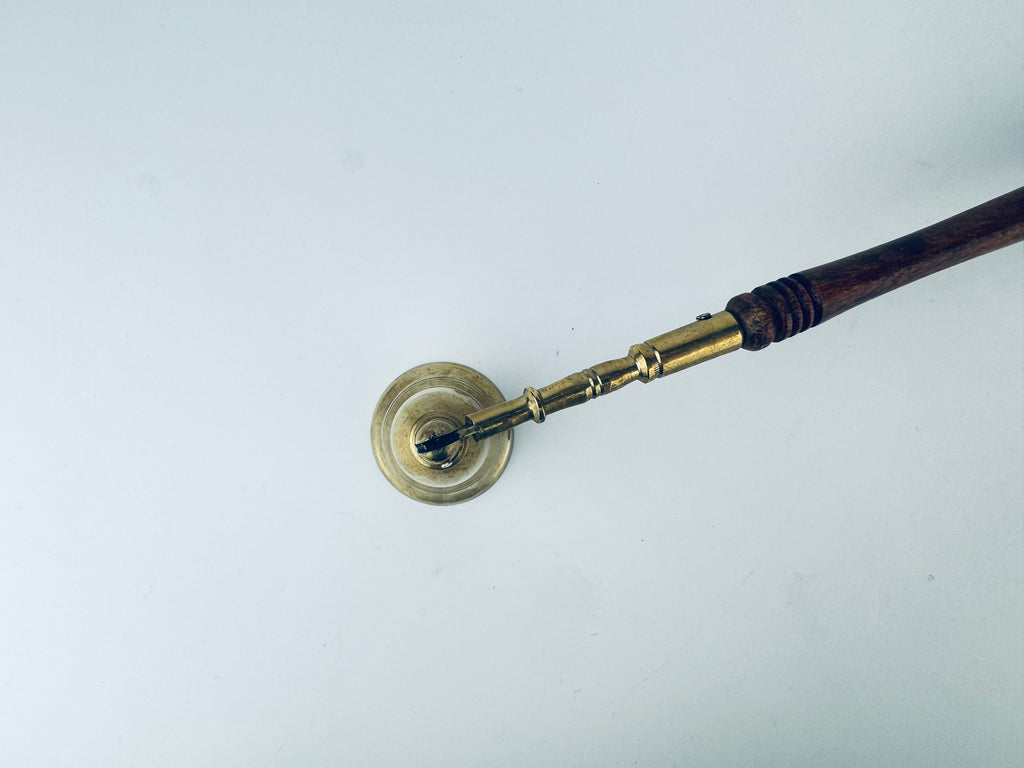 Product image for 'vintage long wood brass candle snuffer doubter candle accessory gift' (view e3be1a)