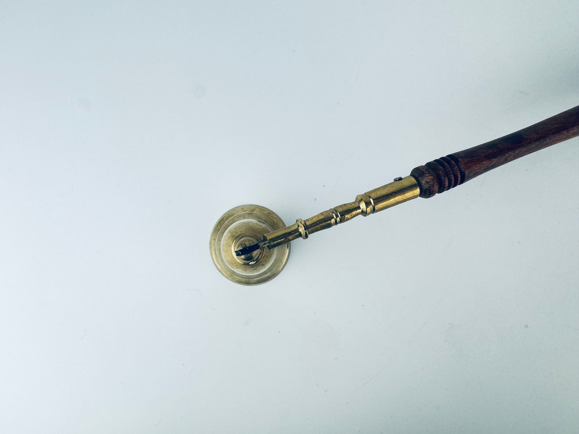 Product image for 'vintage long wood brass candle snuffer doubter candle accessory gift' (view e3be1a)