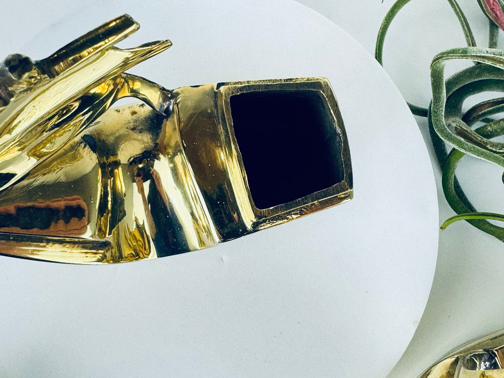 Product image for 'vintage brass pirate boat ship planter sculpture sold separately' (view c2e52c)