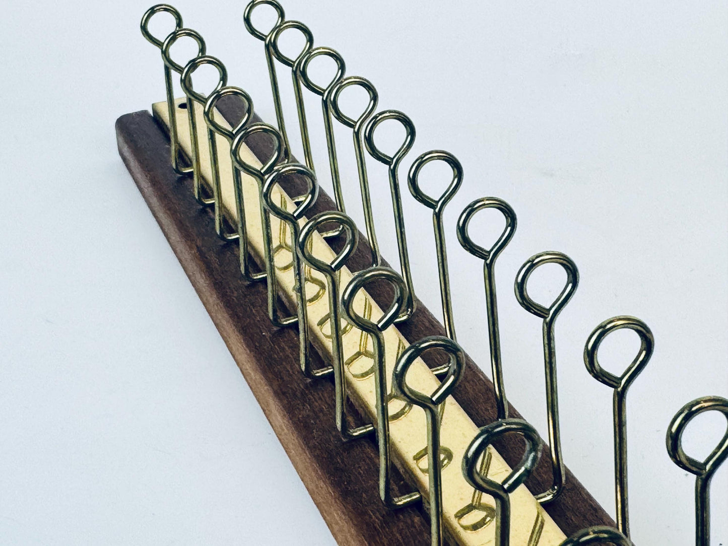 Product image for 'vintage wood gold metal wall mounted tie scarf belt organizer' (view c8e5f3)