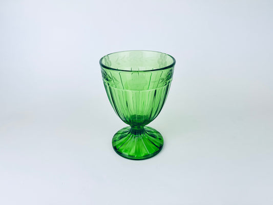 Product image for 'vintage anchor hocking forest green glass swirl candy bowl decorative bowl' (view 06e86e)