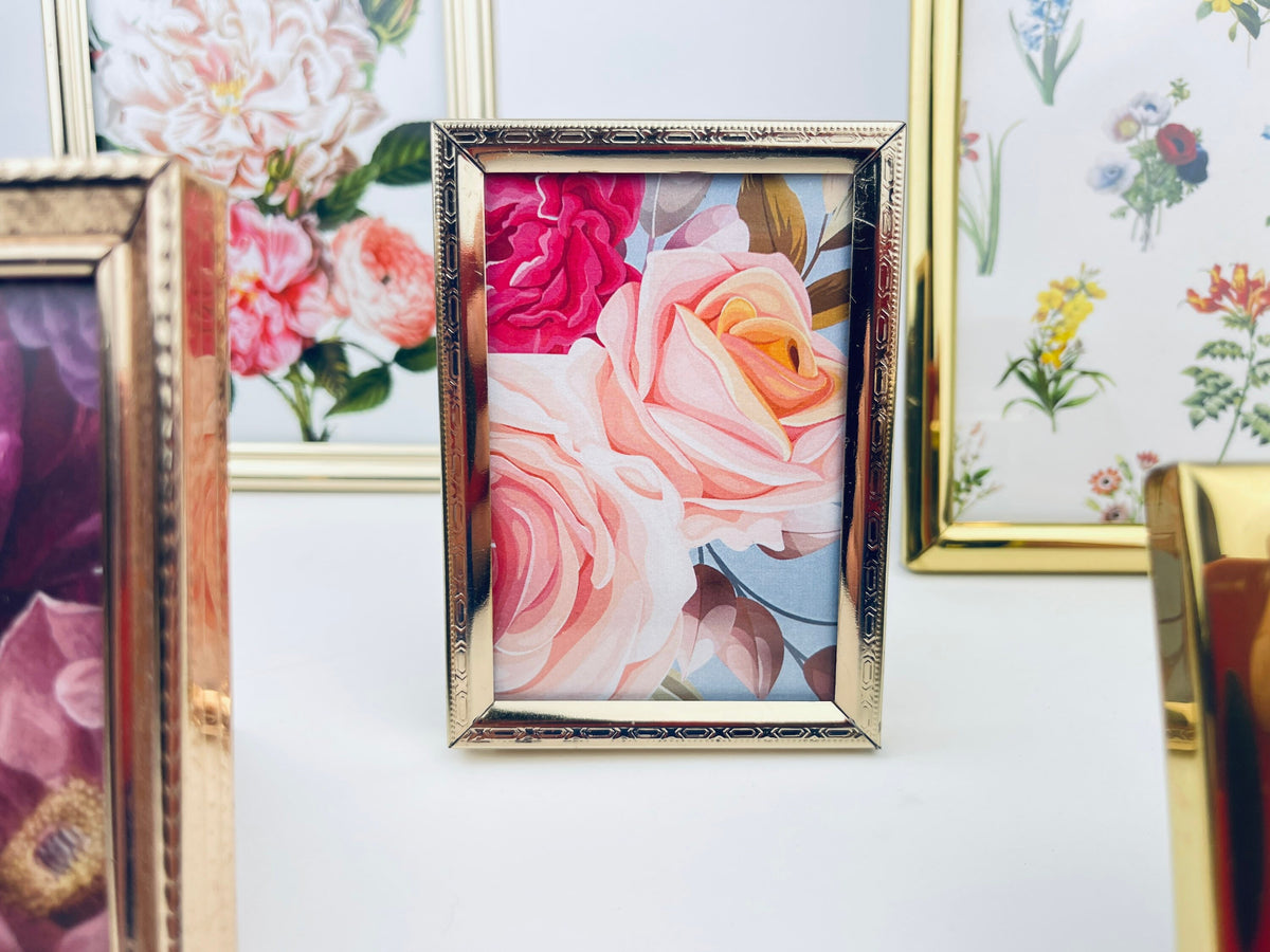 Product image for 'vintage gold metal brass picture frames various sizes sold separately' (view aa459e)