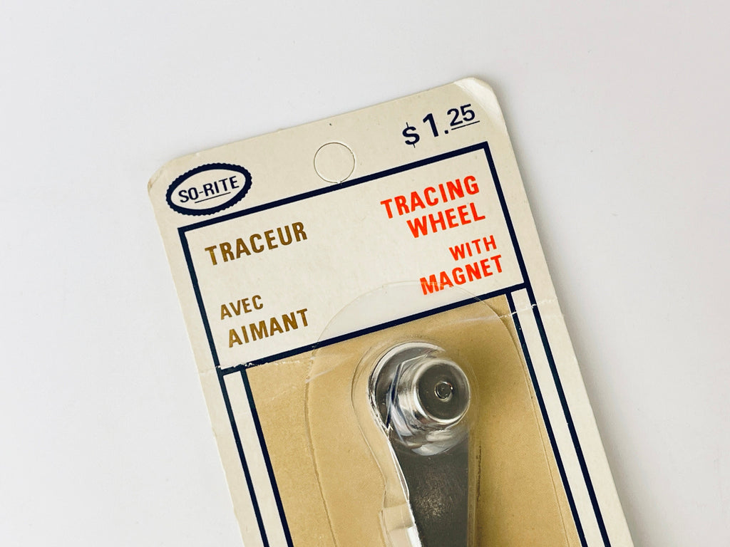 Product image for 'vintage so rite blue tracing wheel with magnet made in japan style no 398' (view 702015)