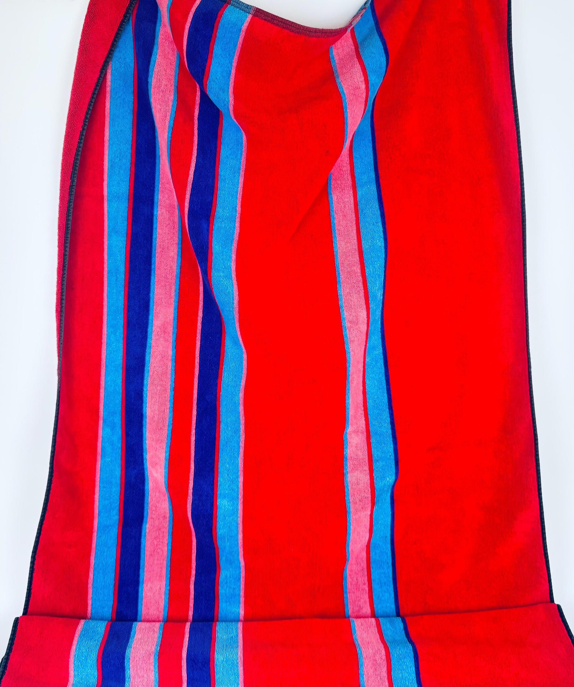 Product image for 'vintage oversized striped beach towel 100 cotton made in brazil' (view db3d12)