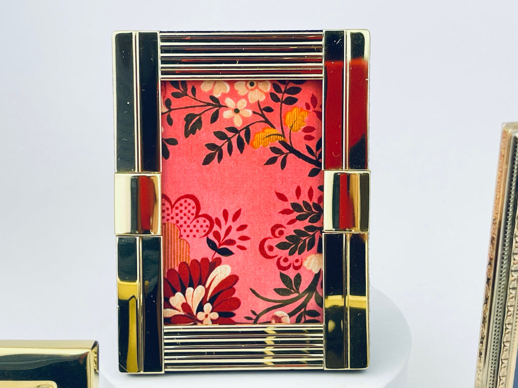 Product image for 'vintage gold metal picture frames small mini size attractive aged metal patina sold individually' (view d5deaf)