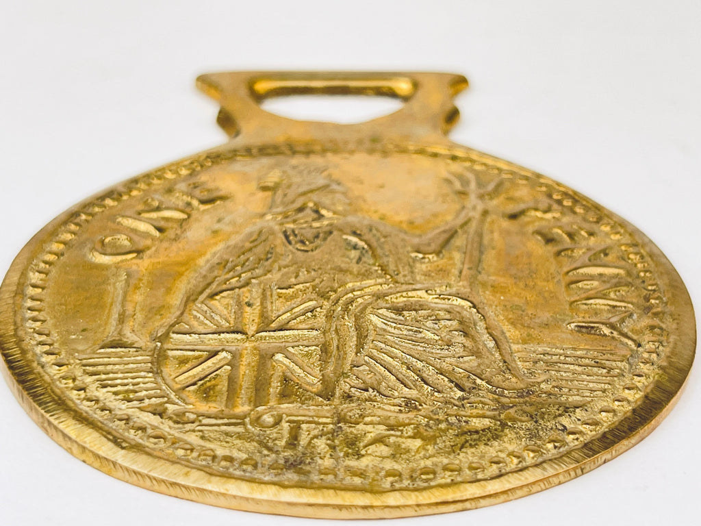 Product image for 'vintage solid brass horse medallion ornaments sold separately' (view 46ab96)