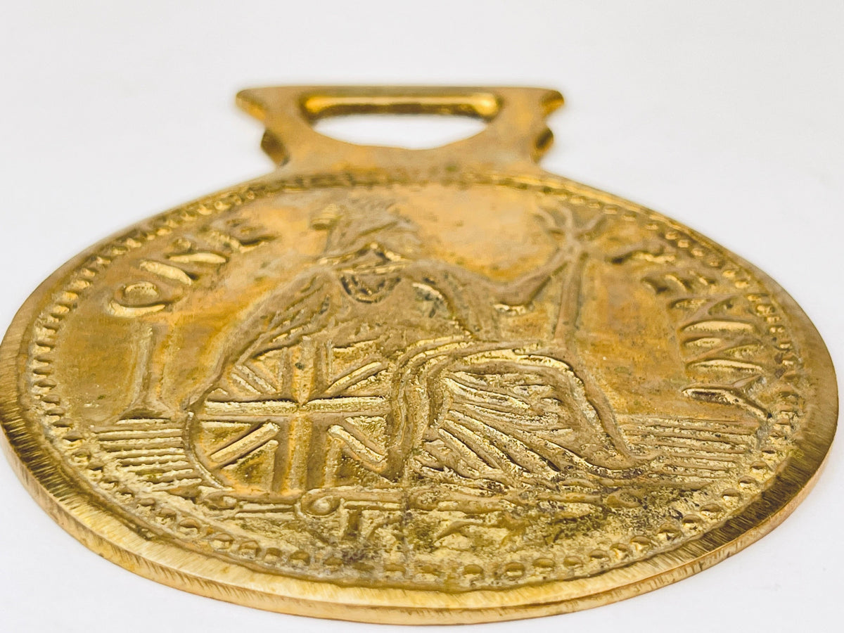 Product image for 'vintage solid brass horse medallion ornaments sold separately' (view 46ab96)