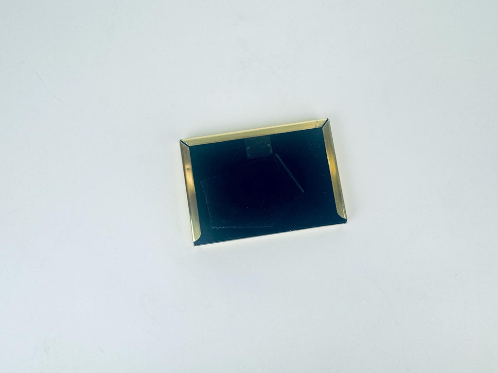 Product image for 'vintage solid brass tabletop duo picture frame made in korea' (view f6bdb9)