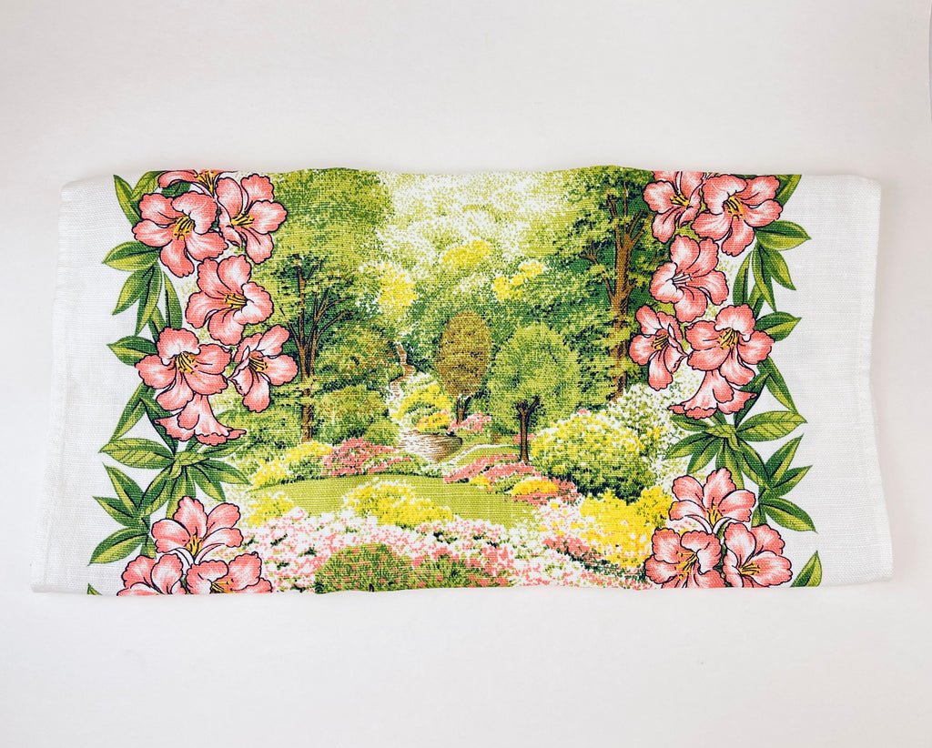 Product image for 'vintage ulster leonardslee gardens towel lower bedding sussex linen made in u k by ulster' (view ea3eb7)