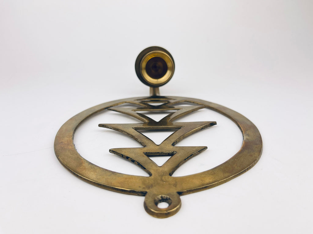 Product image for 'vintage brass christmas tree wall candlestick holder sconce' (view 9131e4)