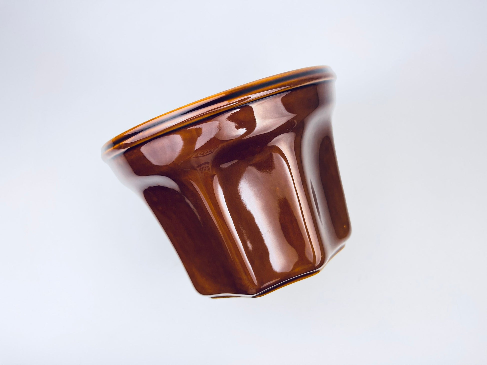 Product image for 'vintage williams sonoma monkey bread mold brown drip glaze ceramic' (view 83efe8)
