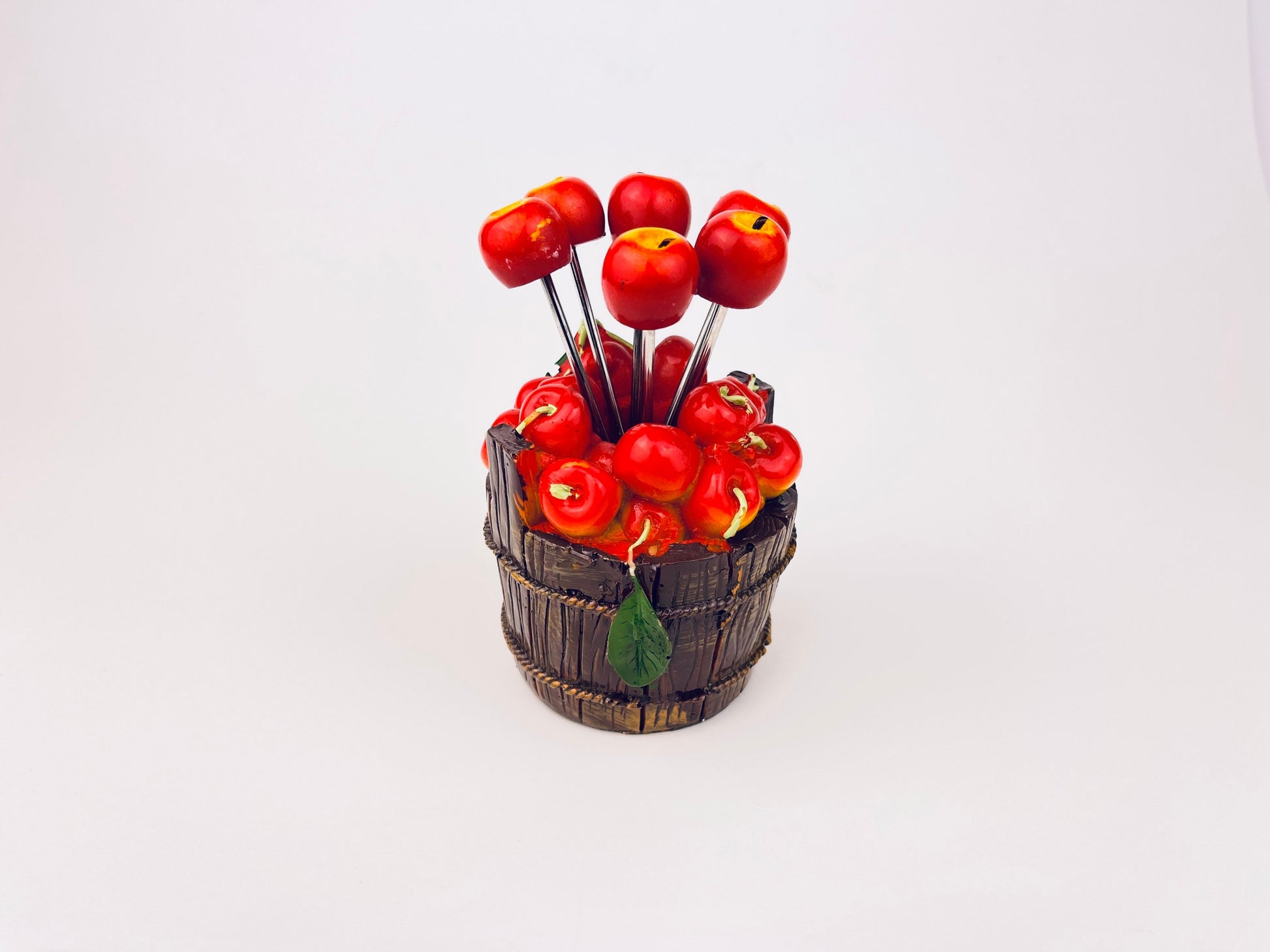 Product image for 'vintage apple bucket cocktail picks set of 6 mid century charcuterie utensils' (view 3b3ebb)