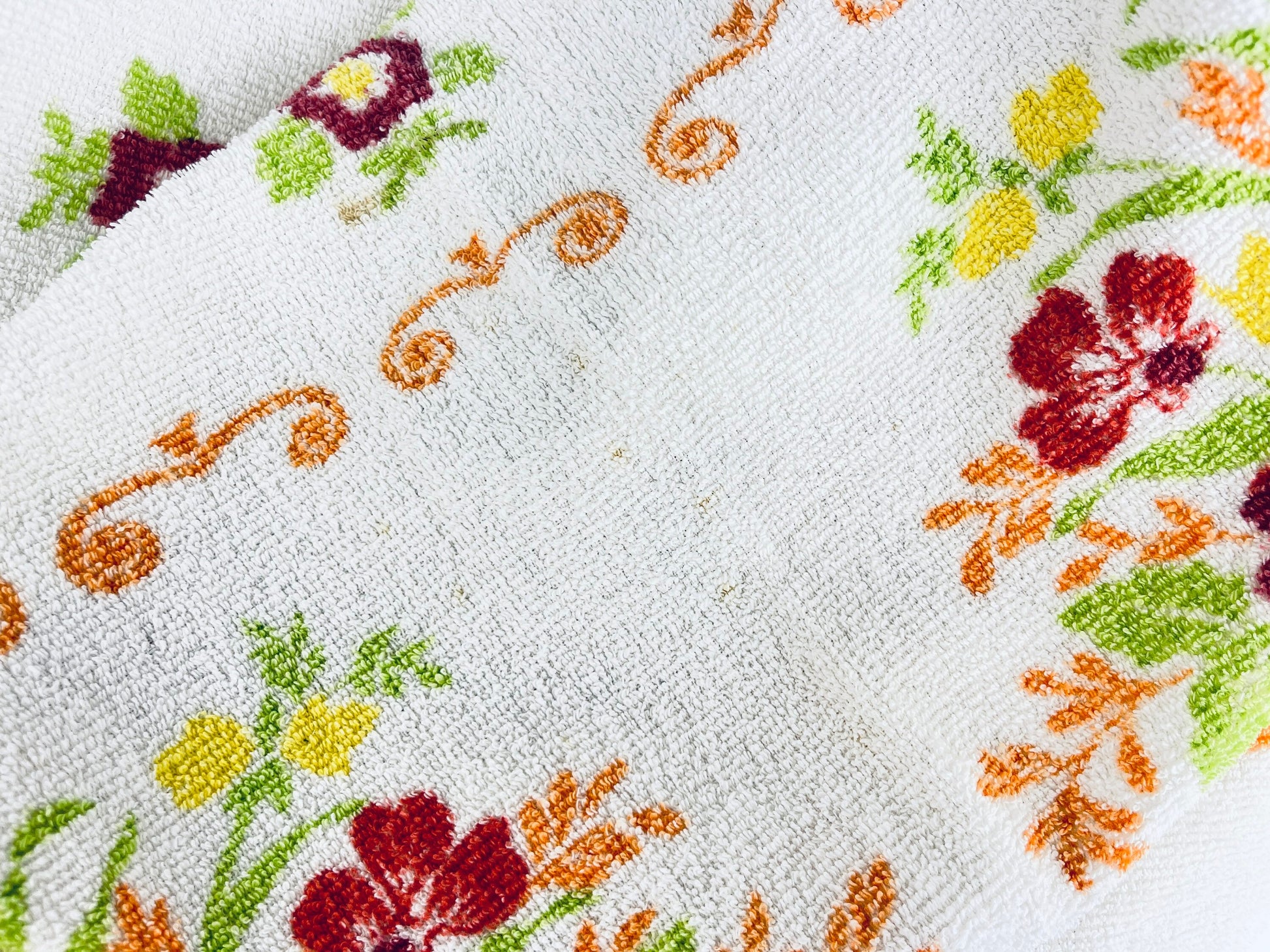 Product image for 'vintage floral beach towel blanket 100 loop cotton 49 x 59' (view e644e5)