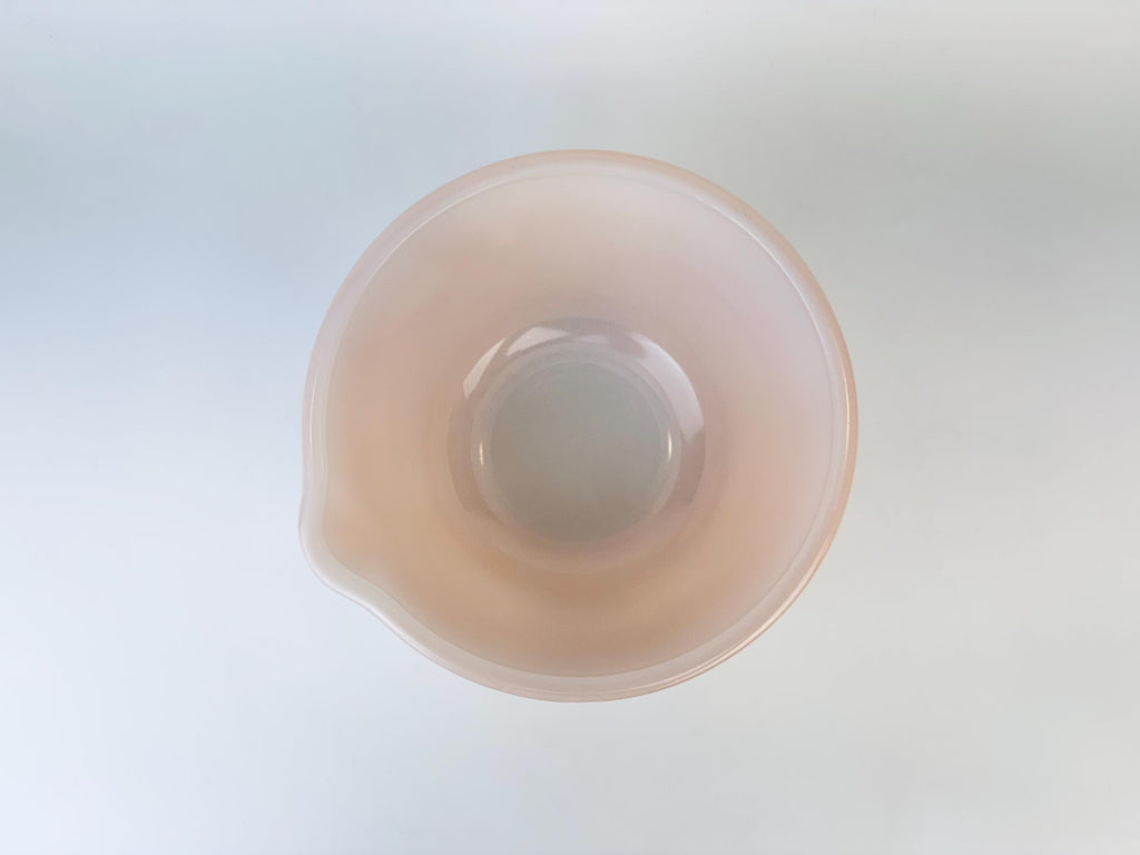 Product image for 'vintage rare 1950s pink glasbake mixing bowl for sunbeam mixmaster made in usa' (view 223238)
