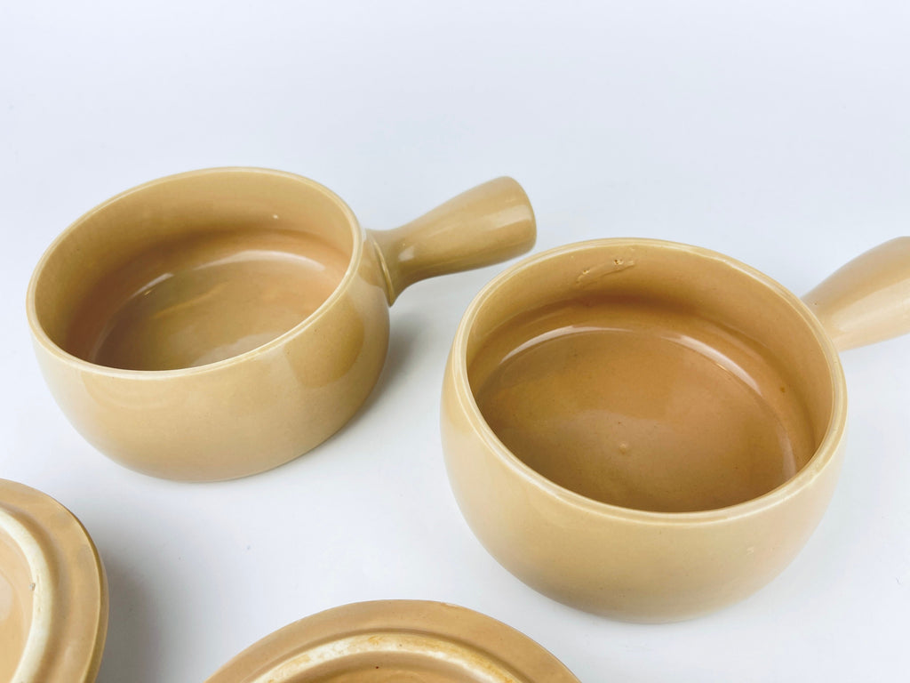 Product image for 'vintage beige ceramic handled soup bowls set of two 2 made in japan' (view 870541)
