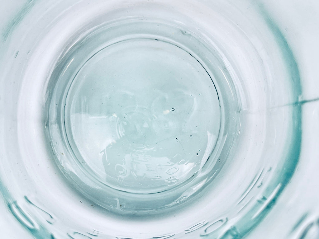 Product image for 'antique mason s aqua blue glass jar 1858 patent with presto lid good housekeeping seal' (view d3c842)
