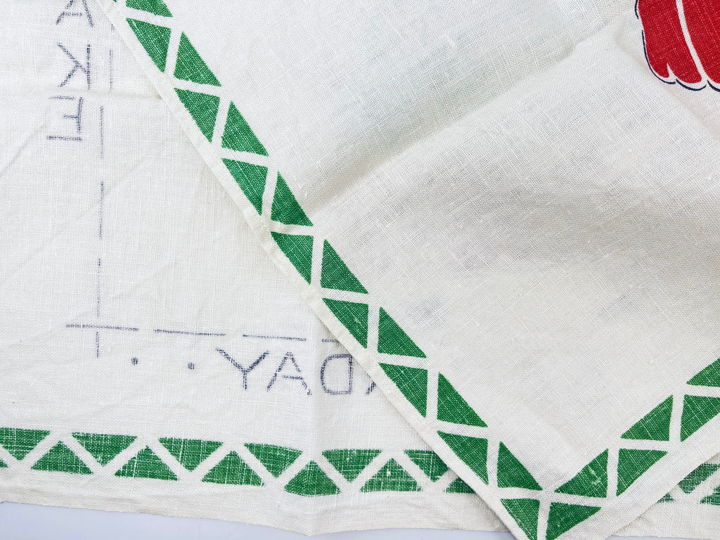 Product image for 'vintage saturday chore baking linen tea towel statement towel' (view 346dcb)