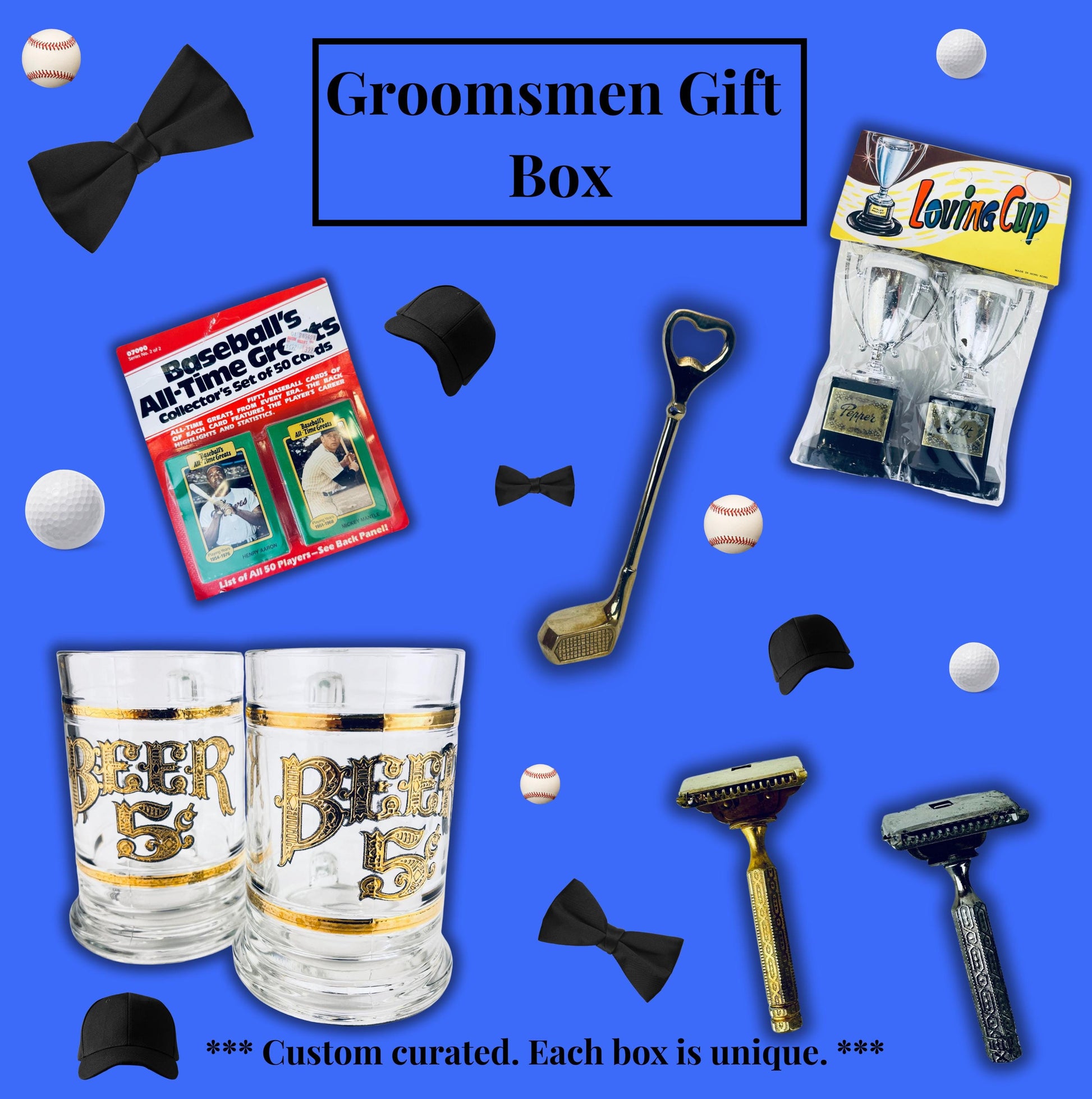 Product image for 'vintage curated mystery gift box wedding housewarming mothers fathers day baby shower valentines day anniversary gift' (view 23d7d8)
