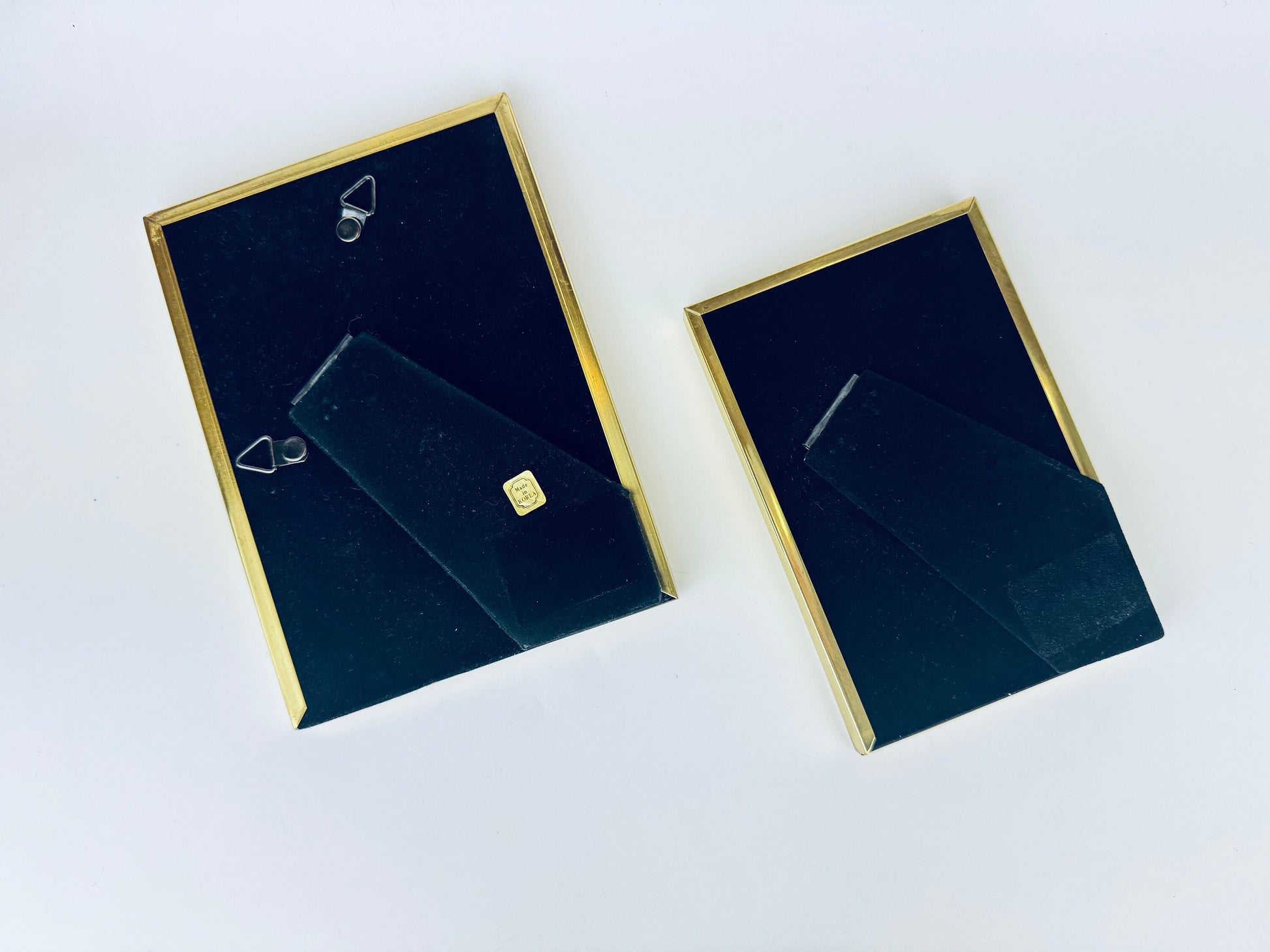 Product image for 'vintage solid brass gold tabletop picture frames 4 x 6 sold separately' (view cf1d8d)